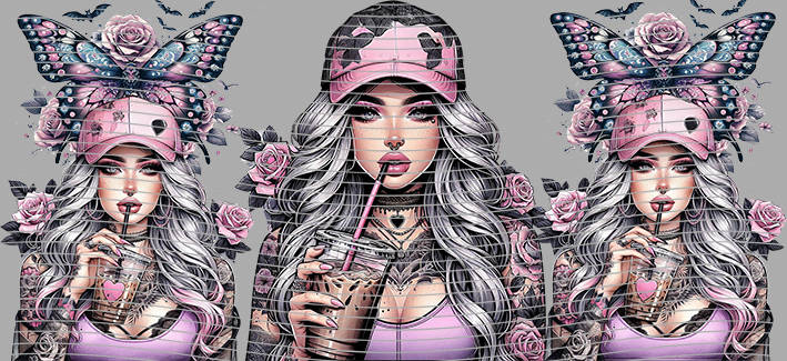 16oz Sunflower Girl-SU-309